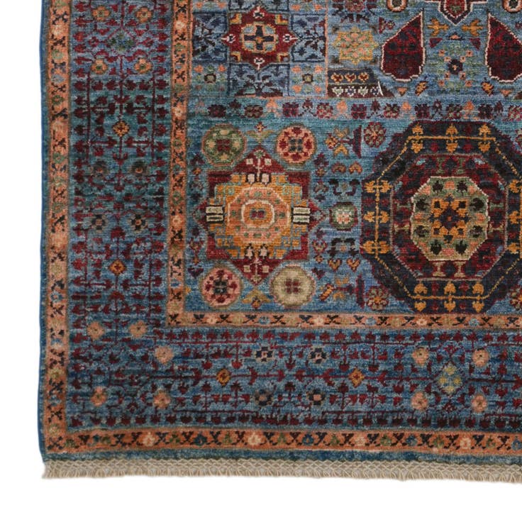 Detail image of 3' 5 x 5' Hand Knotted Mamluk Ziegler Rug