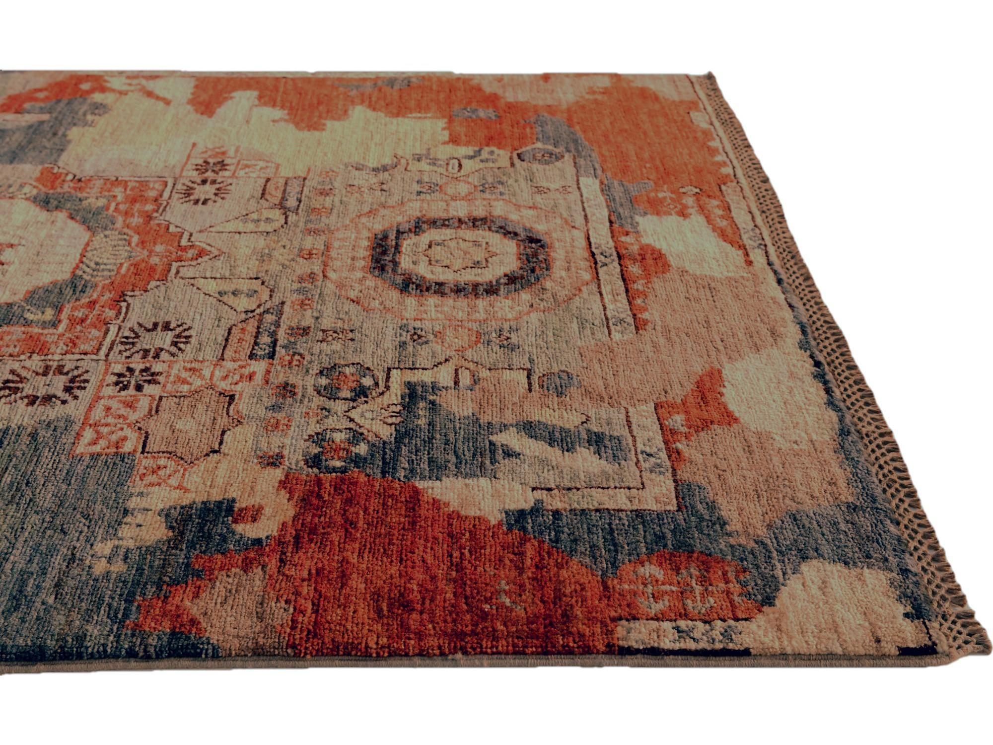 3' 3 x 4' 10 Hand Knotted Mamluk Ziegler Rug