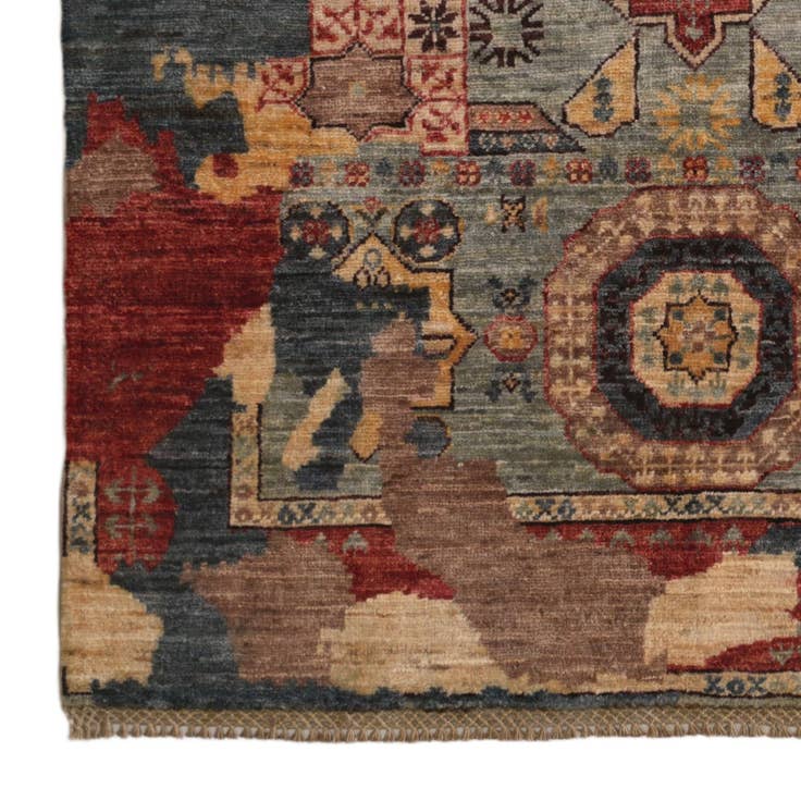 Detail image of 3' 3 x 4' 10 Hand Knotted Mamluk Ziegler Rug