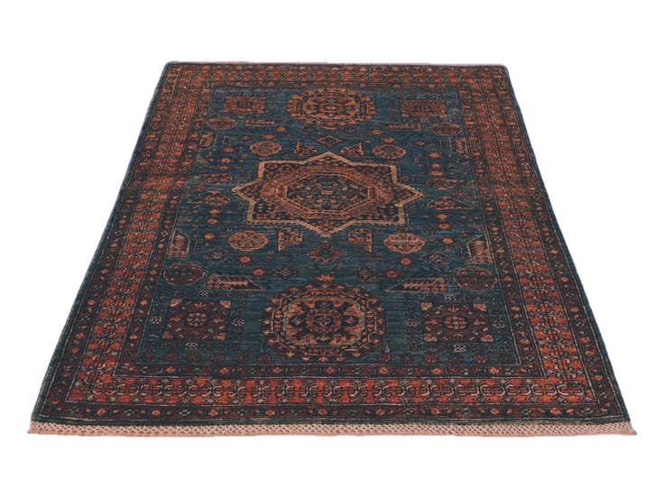 Detail image of 3' 6 x 5' 2 Hand Knotted Mamluk Ziegler Rug