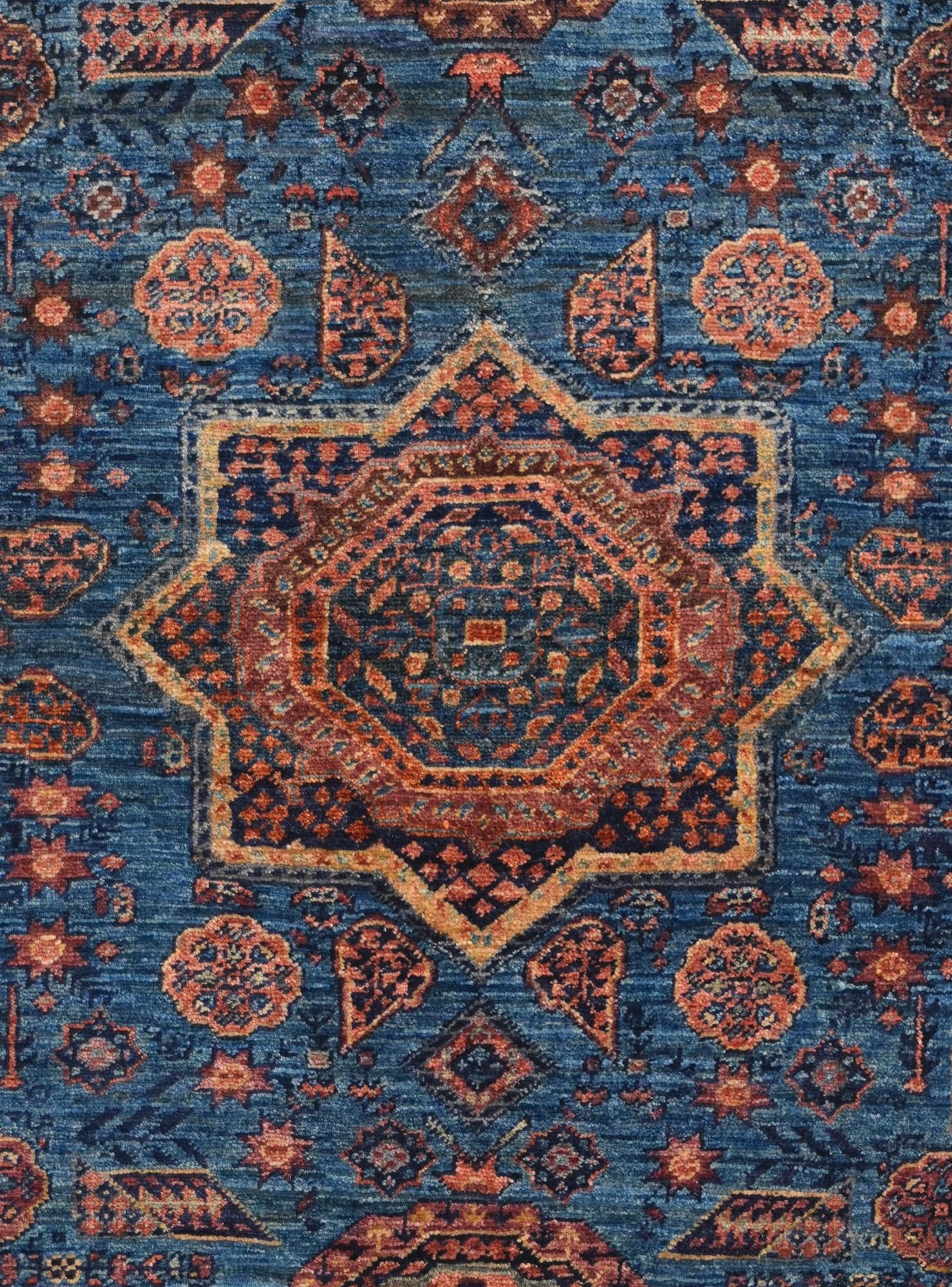 3' 6 x 5' 2 Hand Knotted Mamluk Ziegler Rug