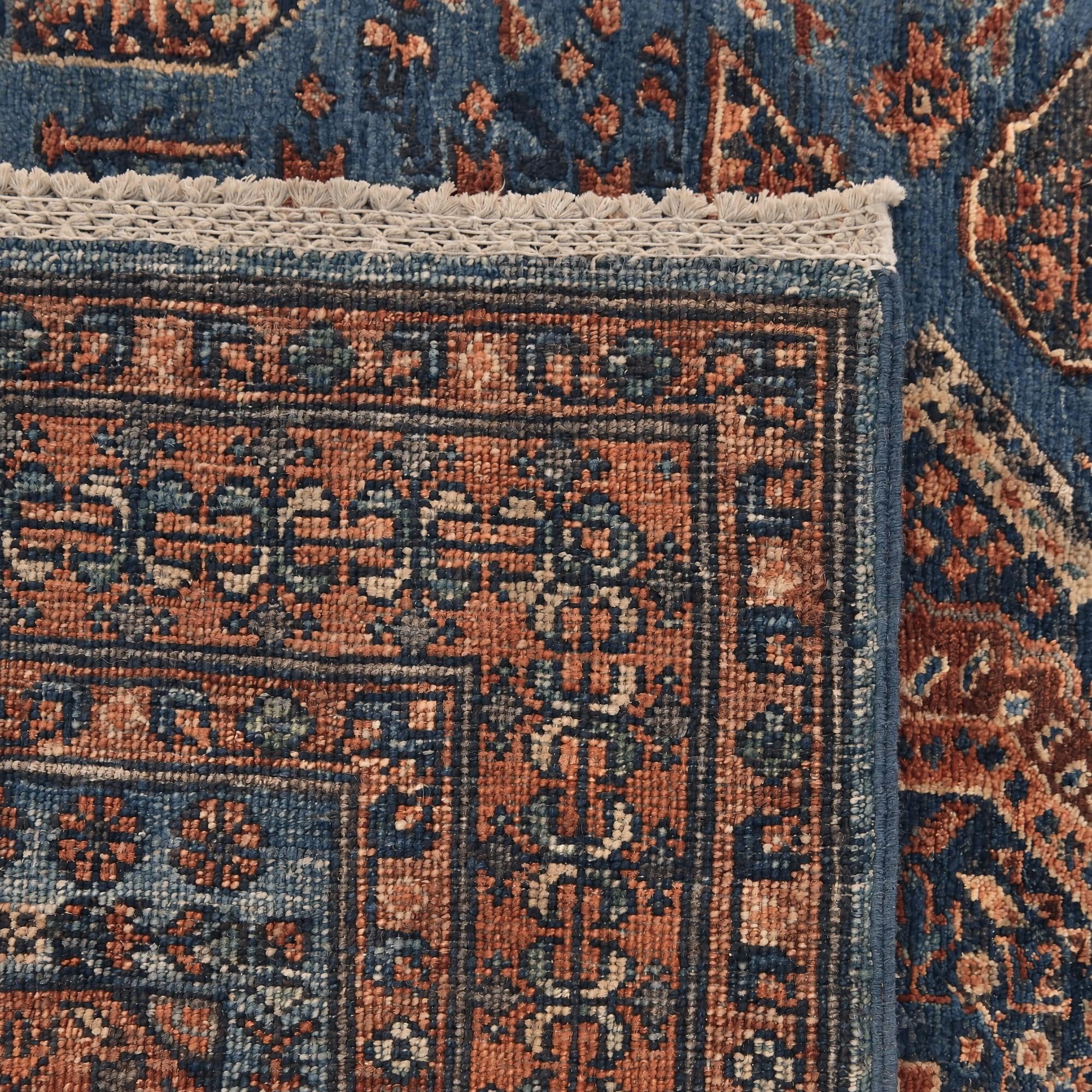 105cm x 155cm Hand Knotted Mamluk Ziegler Rug