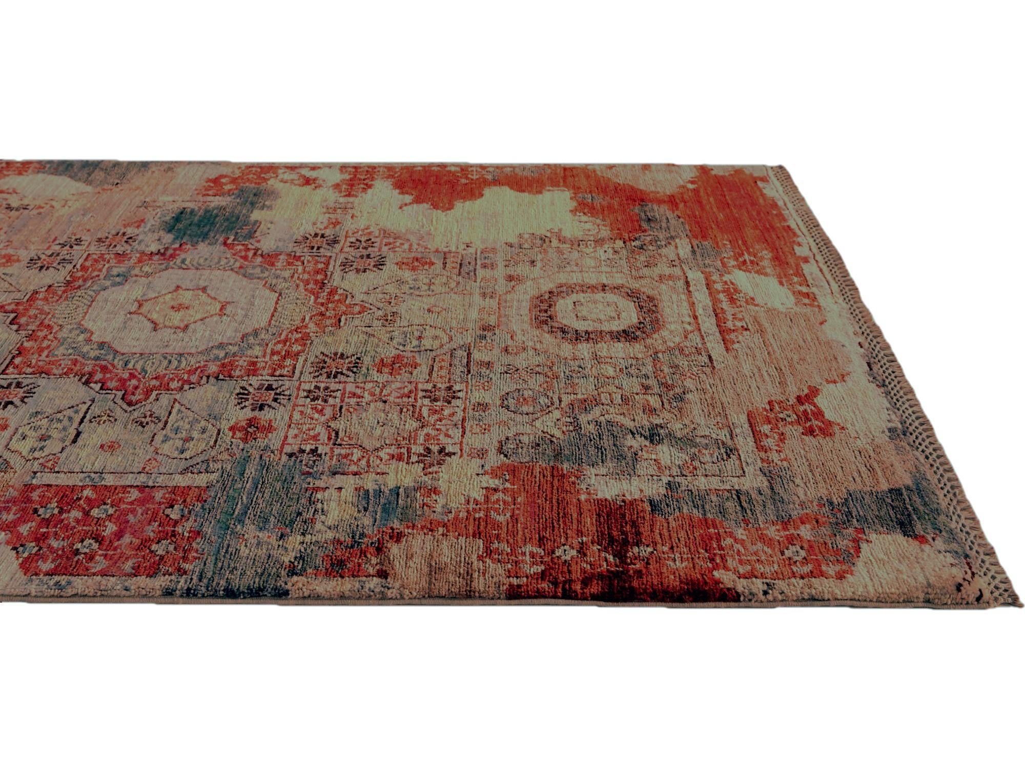 3' 4 x 5' Hand Knotted Mamluk Ziegler Rug