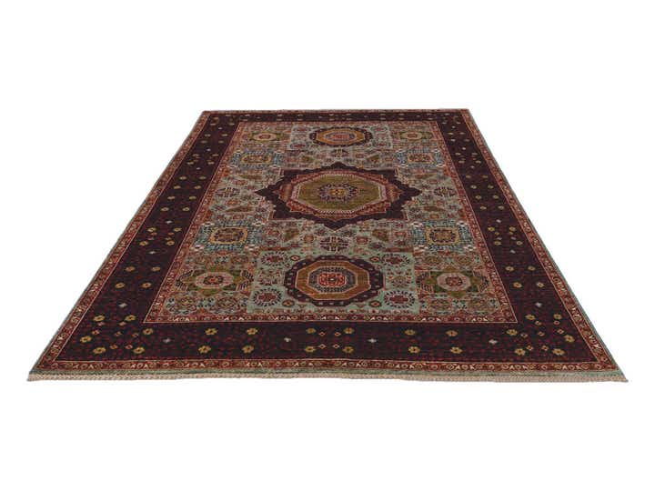 6' x 8' 10 Hand Knotted Mamluk Ziegler Rug