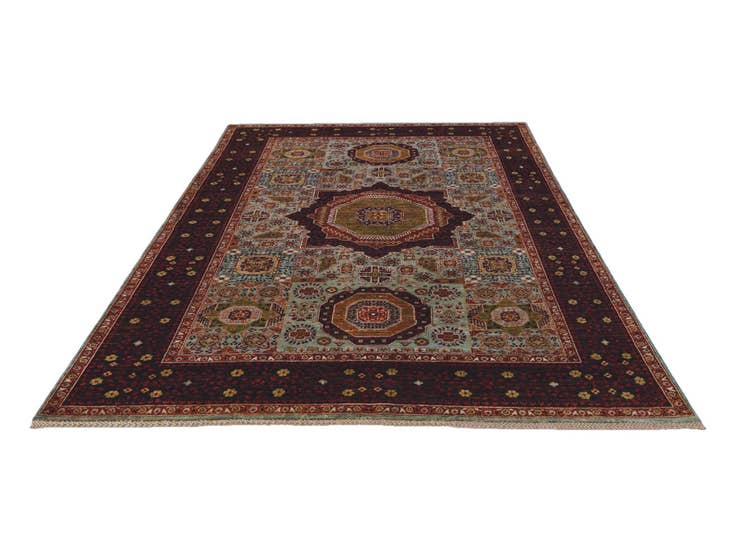 Detail image of 6' x 8' 10 Hand Knotted Mamluk Ziegler Rug