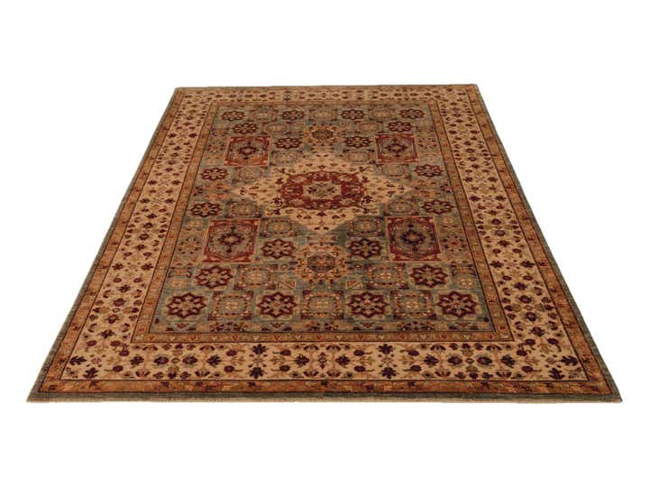 5' 7 x 7' 9 Hand Knotted Mamluk Ziegler Rug