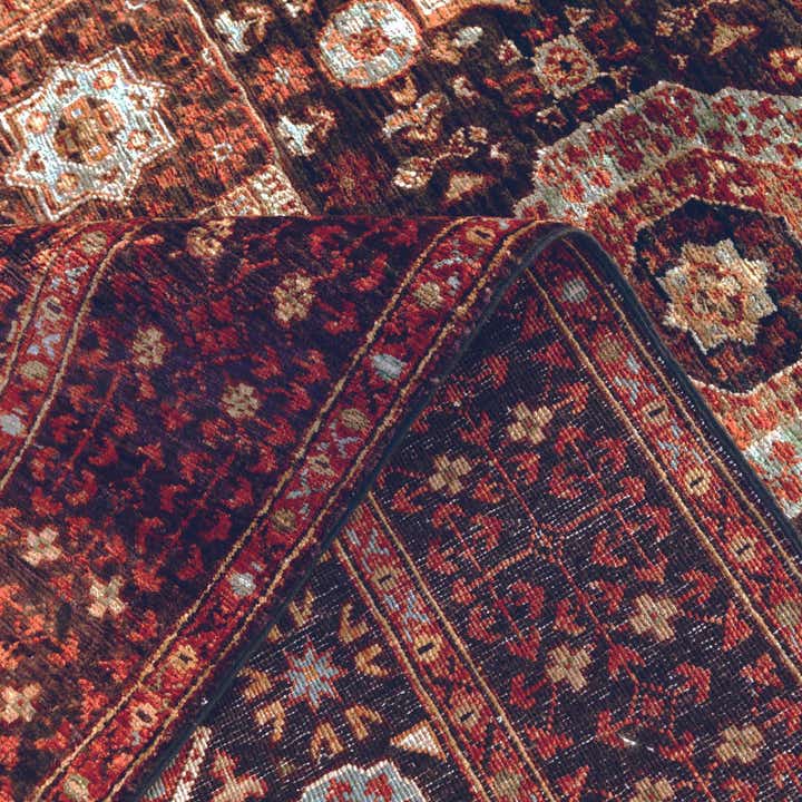4' 2 x 6' 2 Hand Knotted Mamluk Ziegler Rug