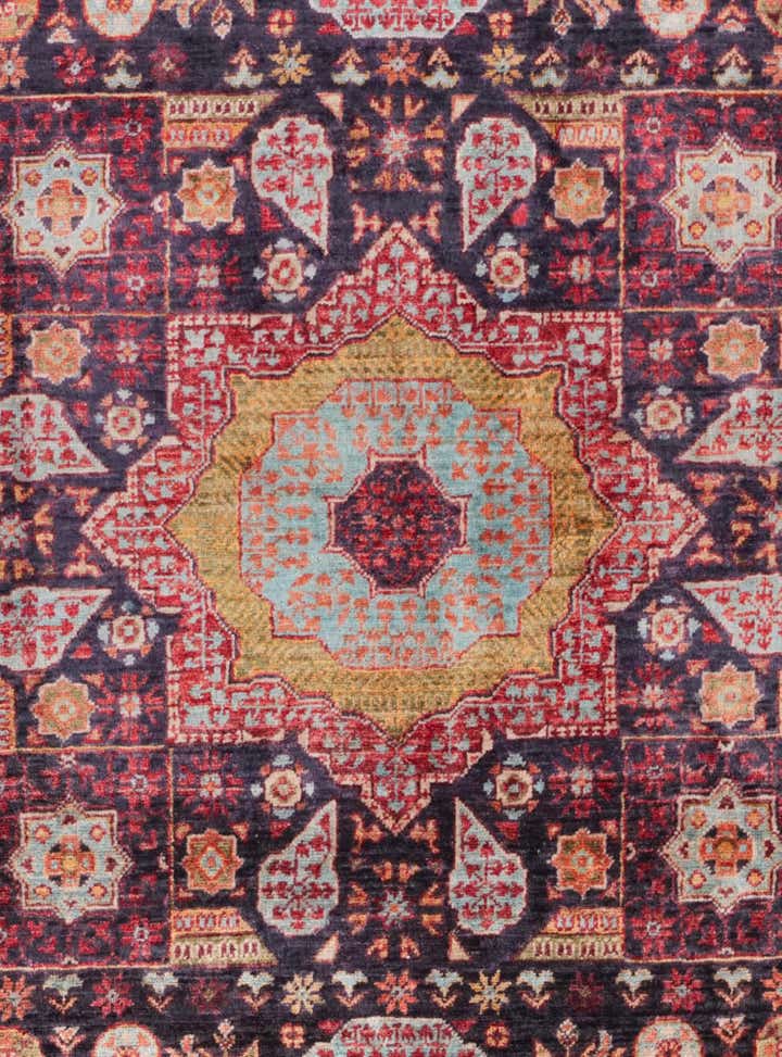 4' 2 x 6' 2 Hand Knotted Mamluk Ziegler Rug