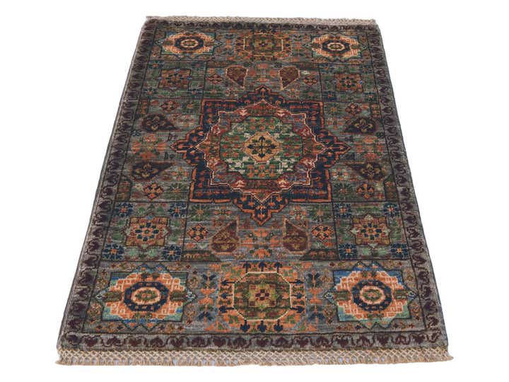 2' 1 x 3' 1 Hand Knotted Mamluk Ziegler Rug