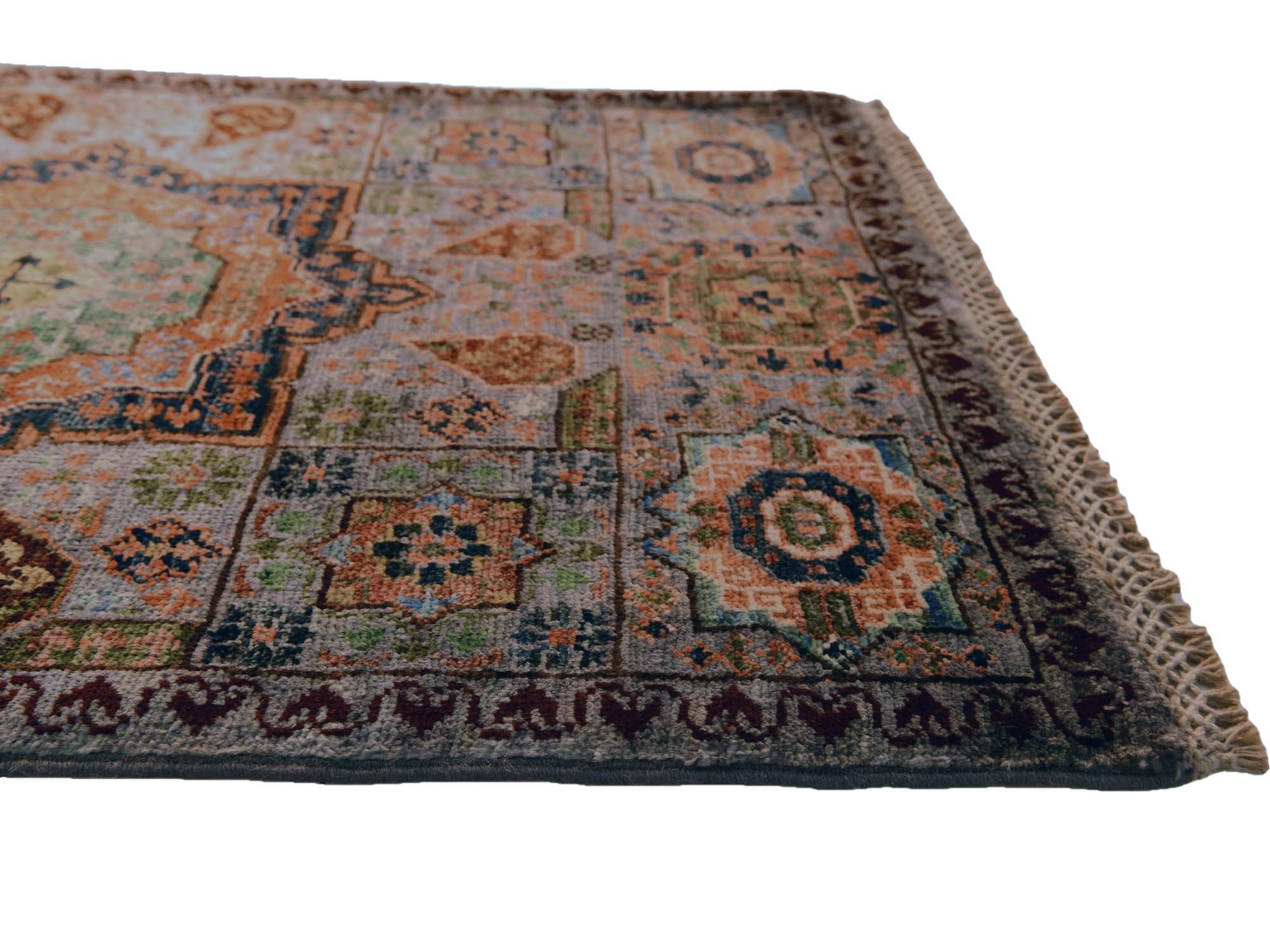 65cm x 95cm Hand Knotted Mamluk Ziegler Rug