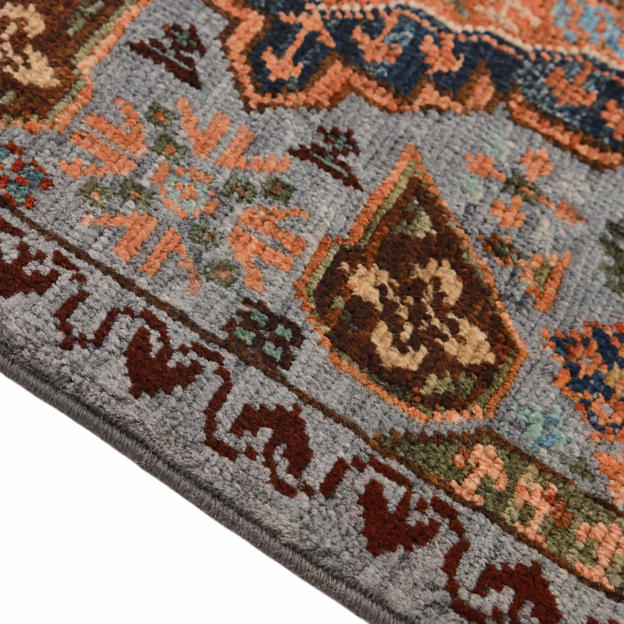 65cm x 95cm Handgeknüpft Mamluk Ziegler Teppich