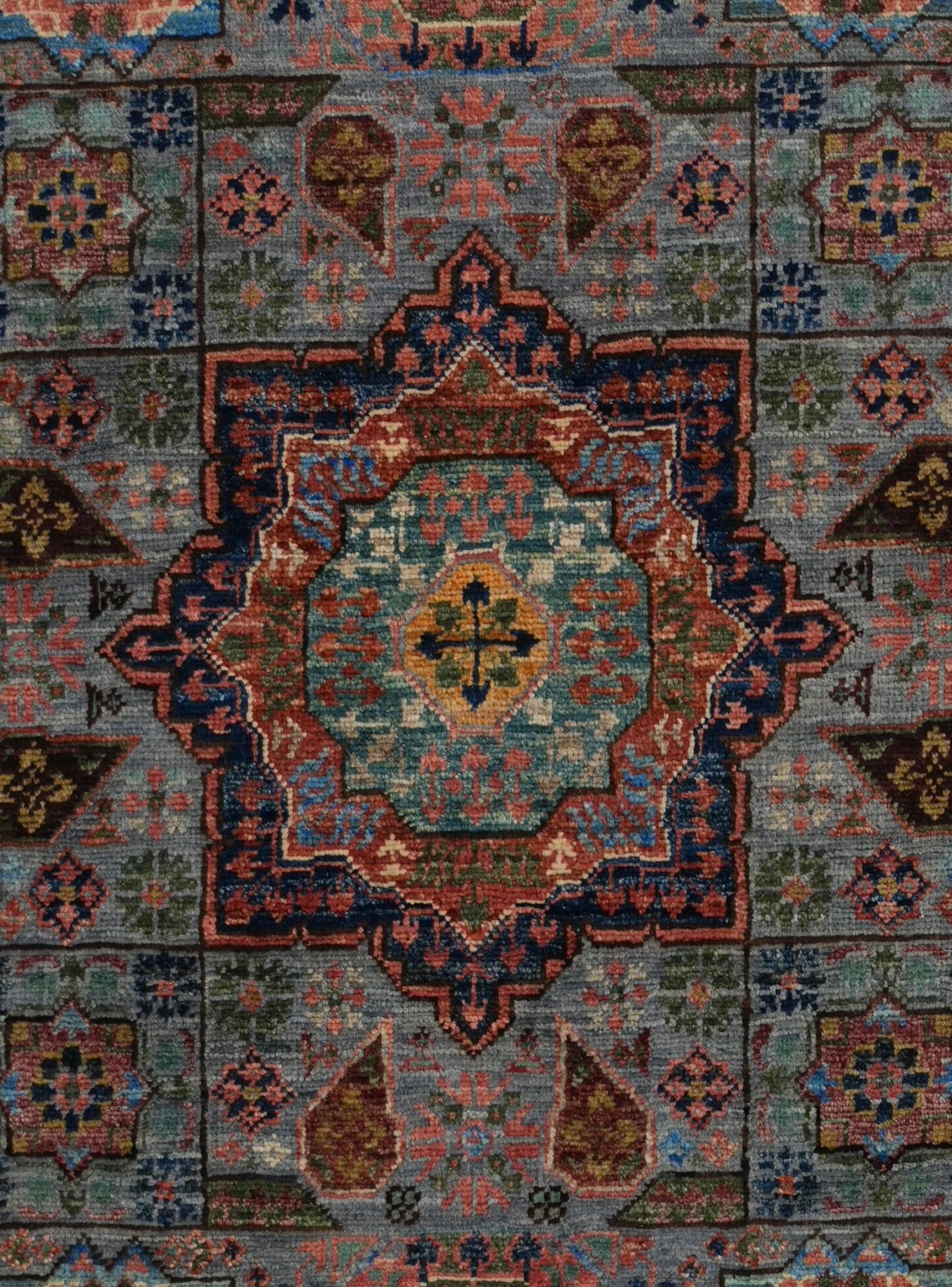 2' 1 x 3' 1 Hand Knotted Mamluk Ziegler Rug