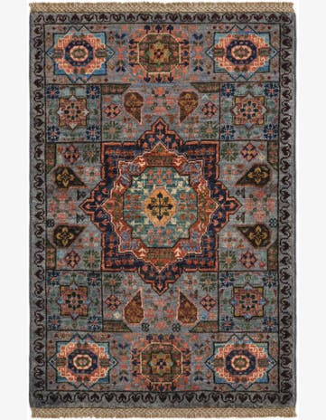 2' 1 x 3' 1 Hand Knotted Mamluk Ziegler Rug