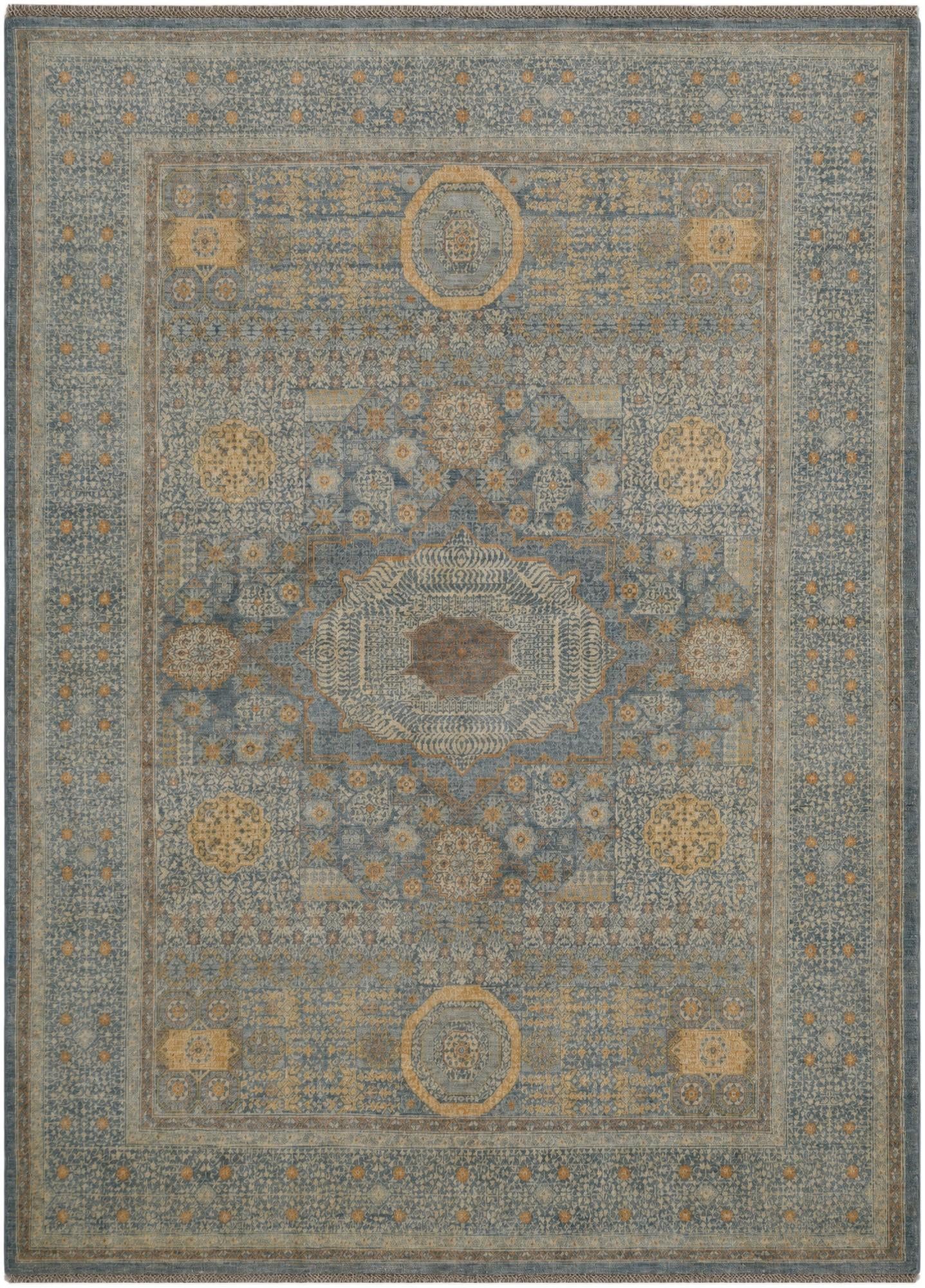 5' 8 x 7' 11 Hand Knotted Mamluk Ziegler Rug