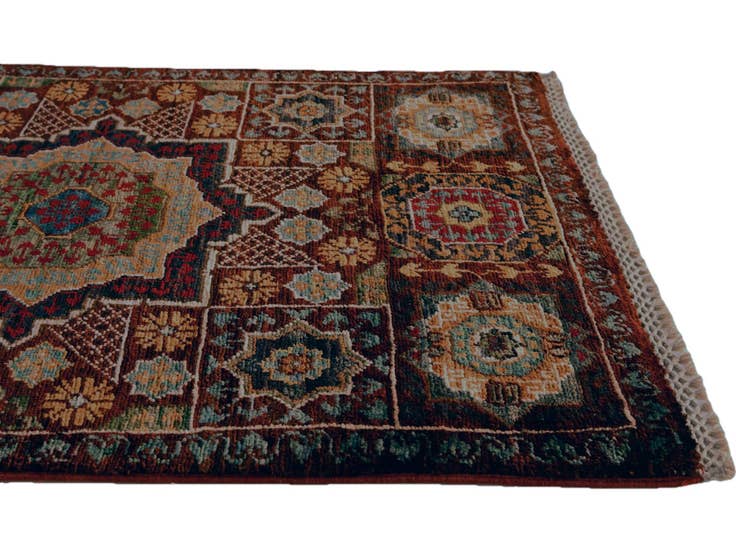Detail image of 2' x 3' Hand Knotted Mamluk Ziegler Rug