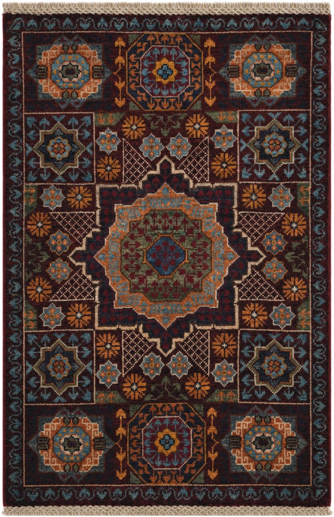 2' x 3' Hand Knotted Mamluk Ziegler Rug