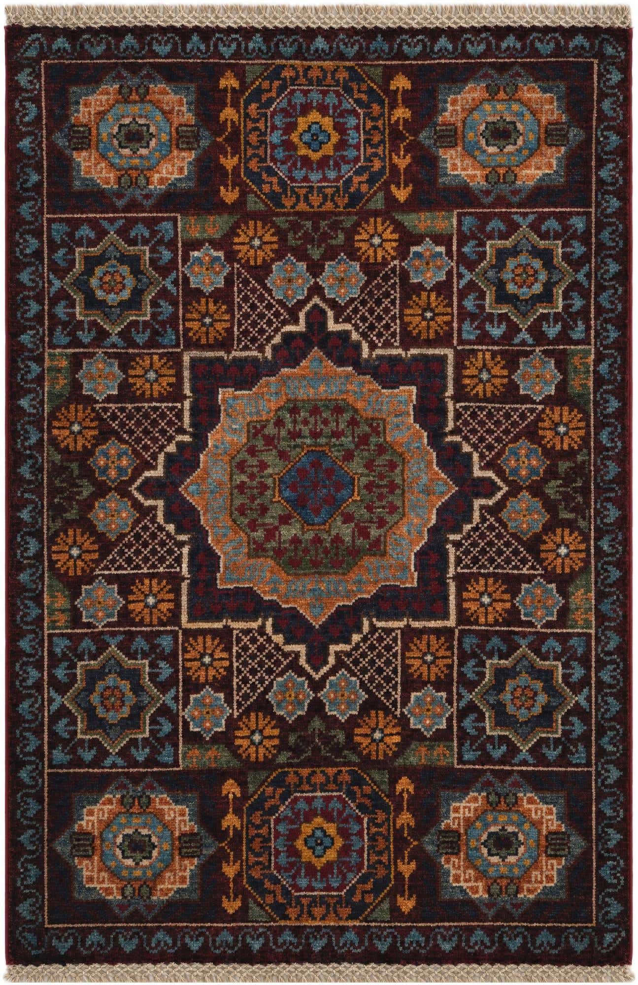 2' x 3' Hand Knotted Mamluk Ziegler Rug