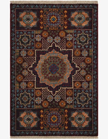 2' x 3' Hand Knotted Mamluk Ziegler Rug