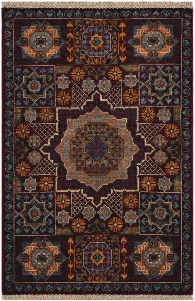 2' x 3' Hand Knotted Mamluk Ziegler Rug