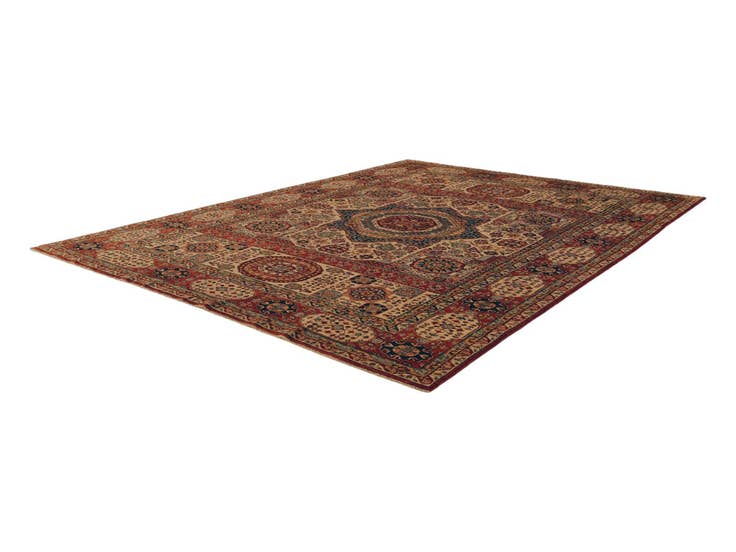 Detail image of 7' 5 x 9' 7 Hand Knotted Mamluk Ziegler Rug