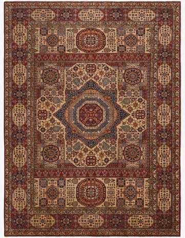 7' 5 x 9' 7 Hand Knotted Mamluk Ziegler Rug
