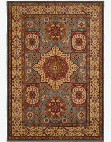 5' 5 x 7' 10 Hand Knotted Mamluk Ziegler Rug