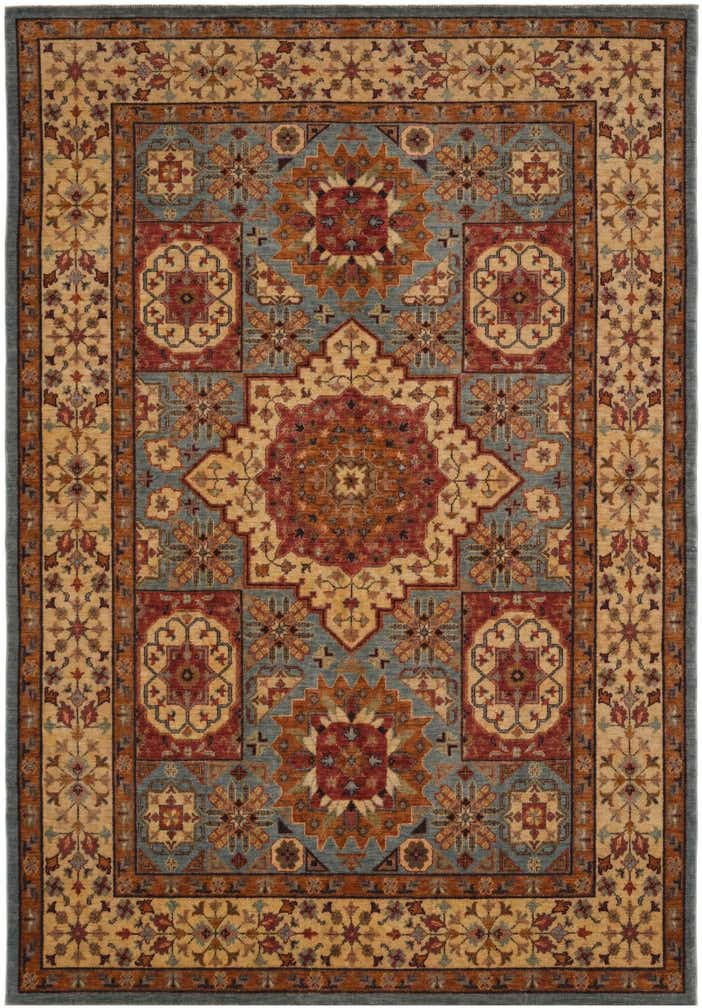 5' 5 x 7' 10 Hand Knotted Mamluk Ziegler Rug