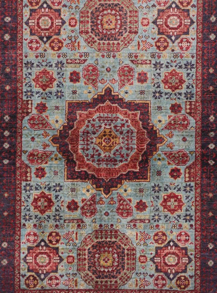 3' 5 x 5' Hand Knotted Mamluk Ziegler Rug