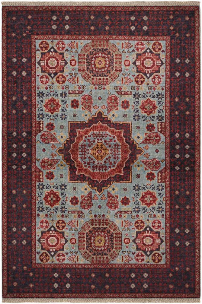 3' 5 x 5' Hand Knotted Mamluk Ziegler Rug