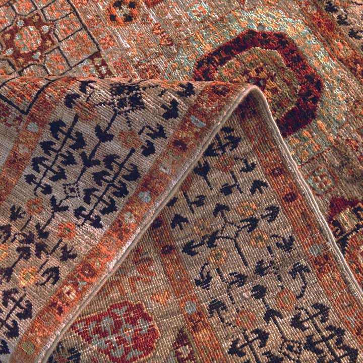 3' 5 x 5' Hand Knotted Mamluk Ziegler Rug