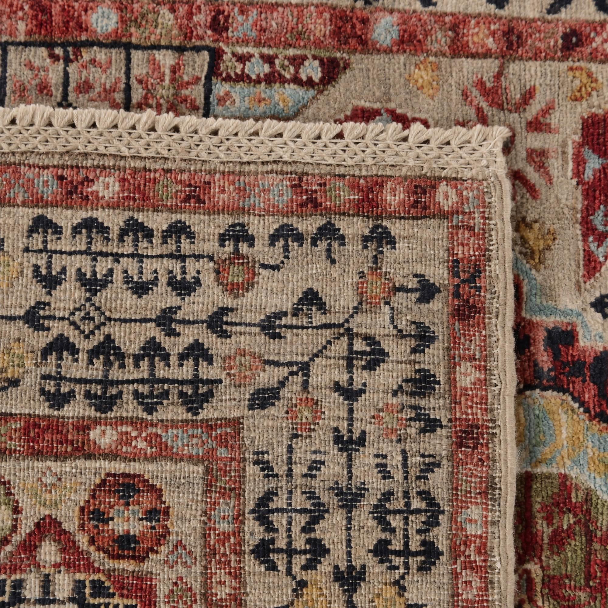 3' 5 x 5' Hand Knotted Mamluk Ziegler Rug