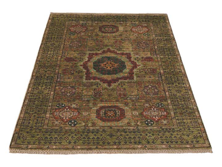 3' 5 x 4' 10 Hand Knotted Mamluk Ziegler Rug