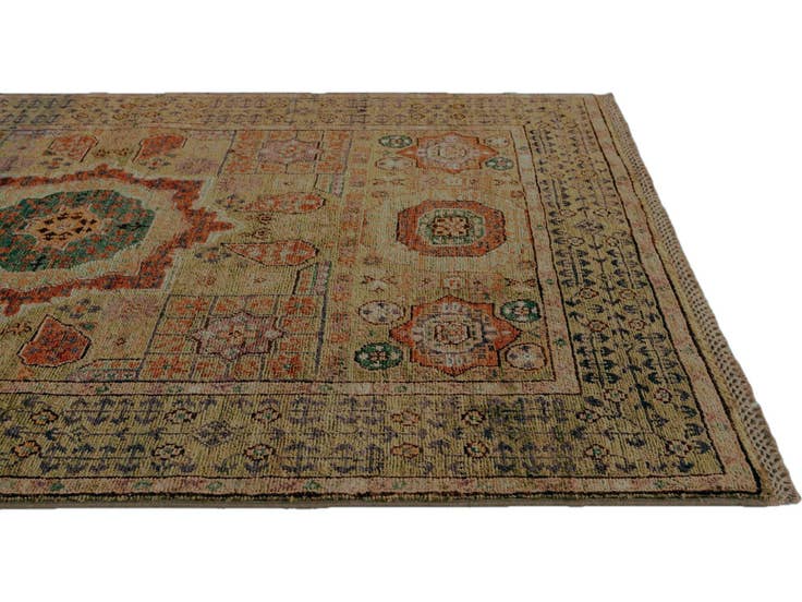 Detail image of 3' 5 x 4' 10 Hand Knotted Mamluk Ziegler Rug