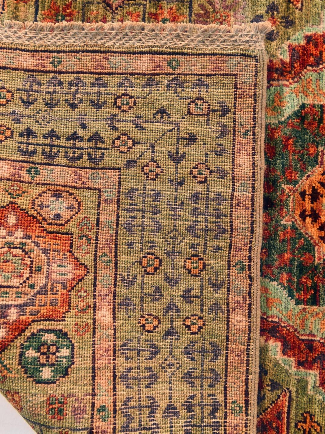 105cm x 150cm Hand Knotted Mamluk Ziegler Rug