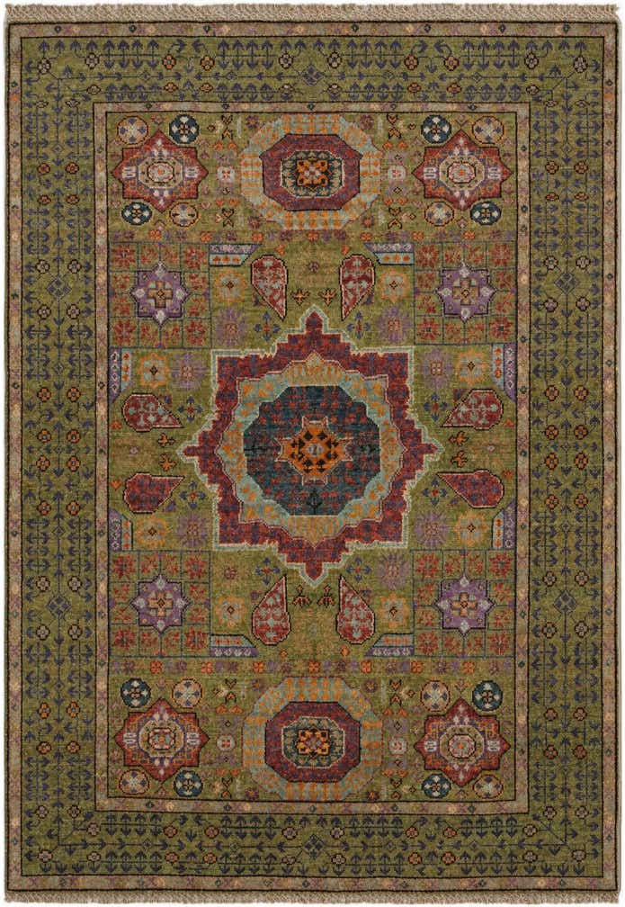 3' 5 x 4' 10 Hand Knotted Mamluk Ziegler Rug