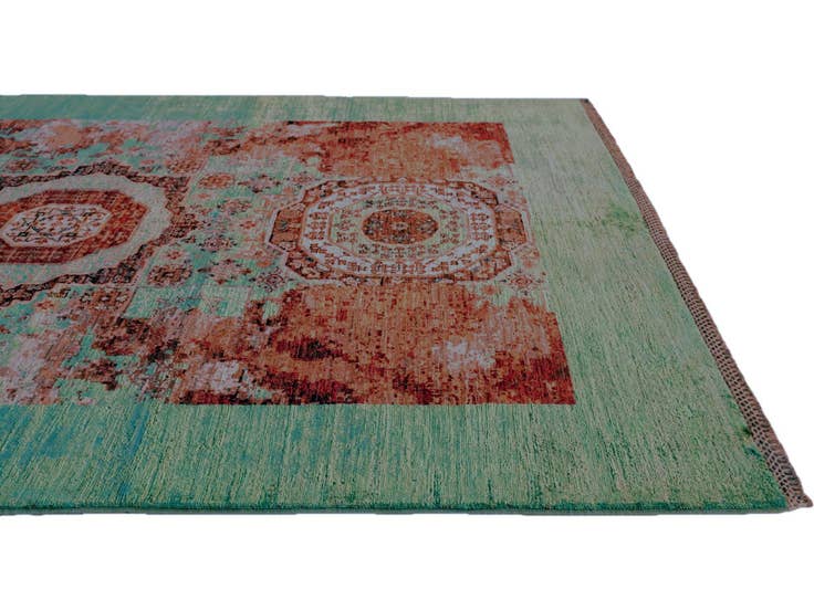 Detail image of 5' 4 x 6' 8 Hand Knotted Mamluk Ziegler Rug