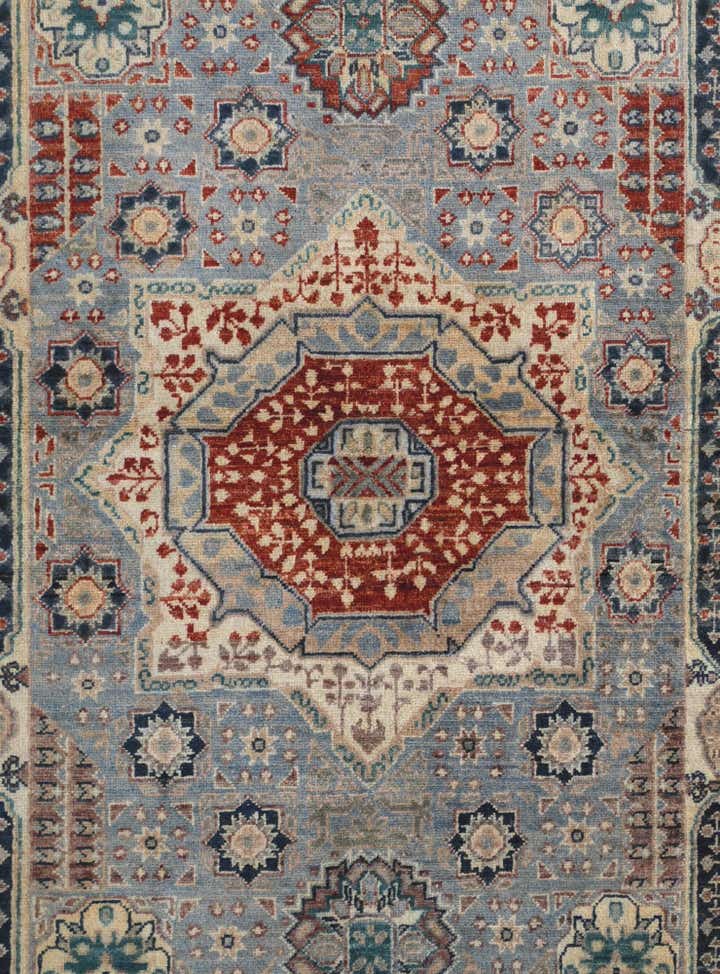 3' 5 x 5' 2 Hand Knotted Mamluk Ziegler Rug