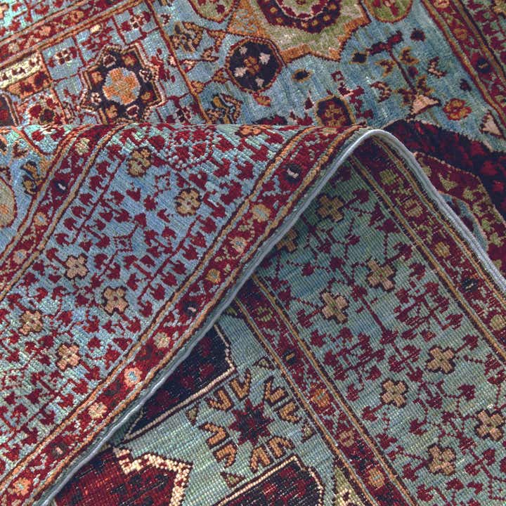 4' 1 x 5' 7 Hand Knotted Mamluk Ziegler Rug