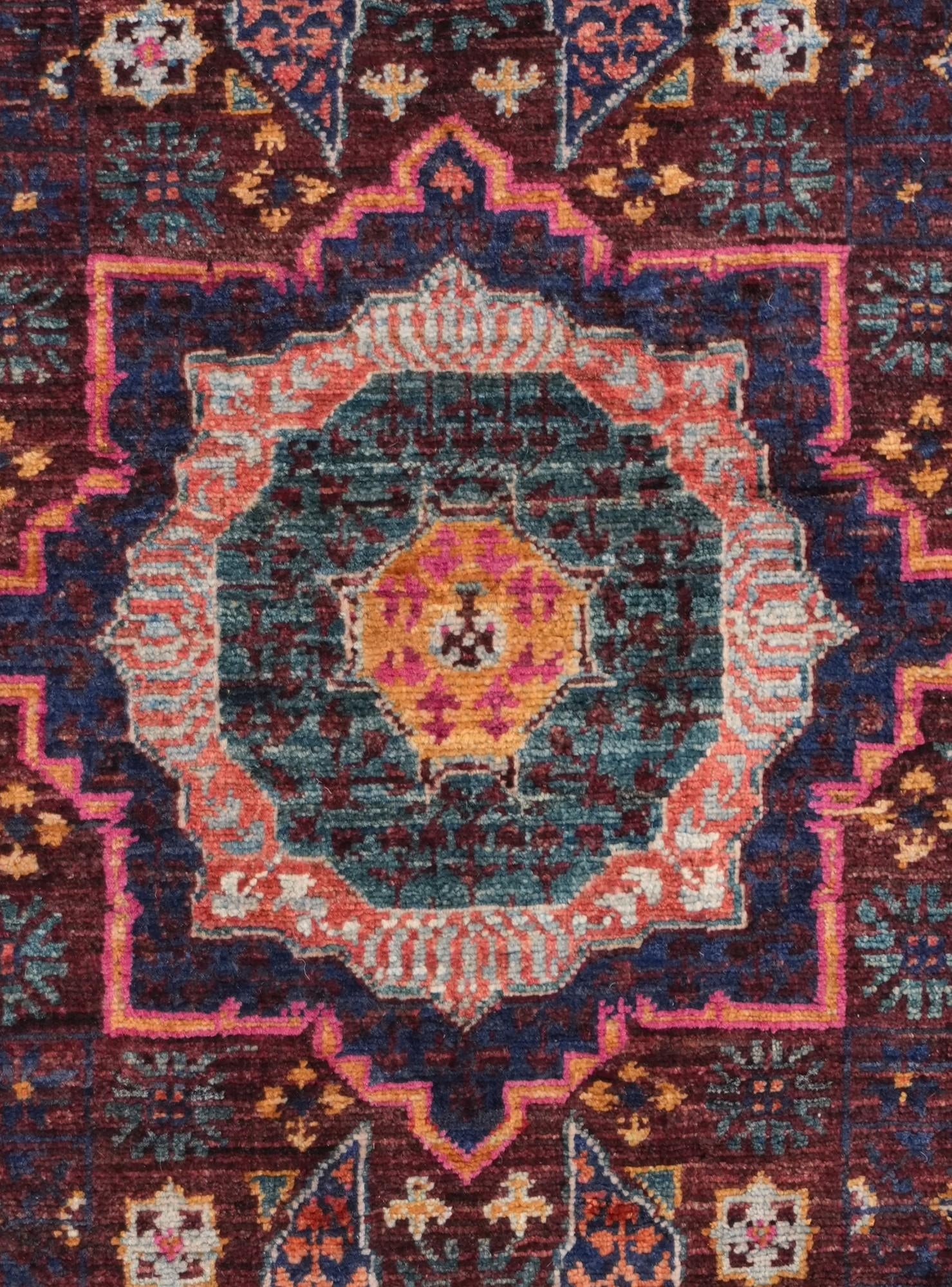 3' 5 x 5' Hand Knotted Mamluk Ziegler Rug