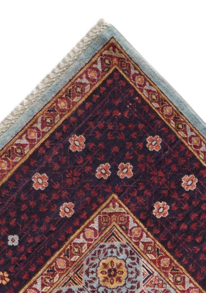 Detail image of 5' 11 x 9' 1 Hand Knotted Mamluk Ziegler Rug