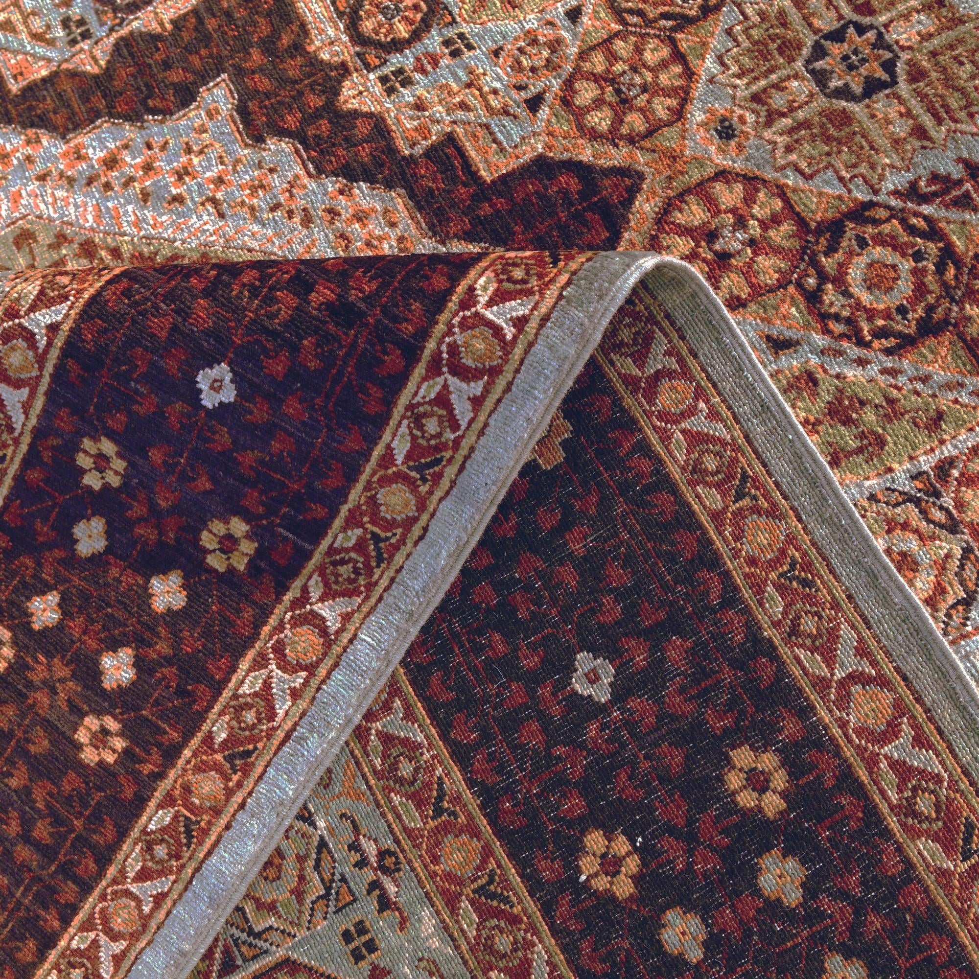 5' 11 x 9' 1 Hand Knotted Mamluk Ziegler Rug