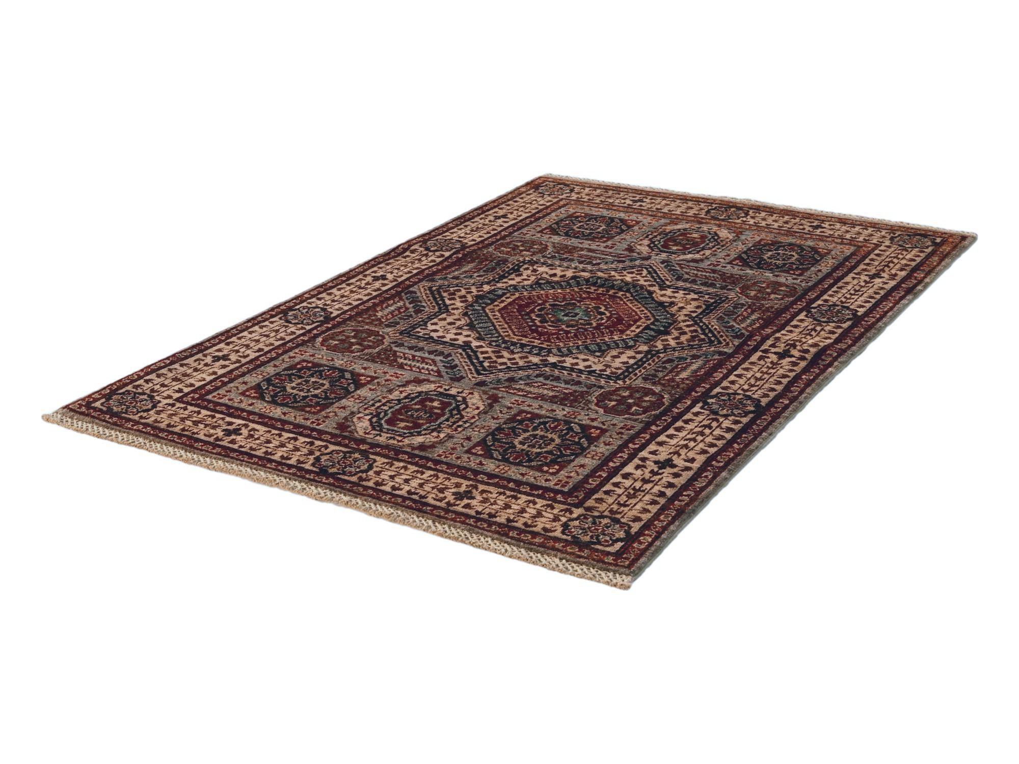 3' 4 x 4' 10 Hand Knotted Mamluk Ziegler Rug