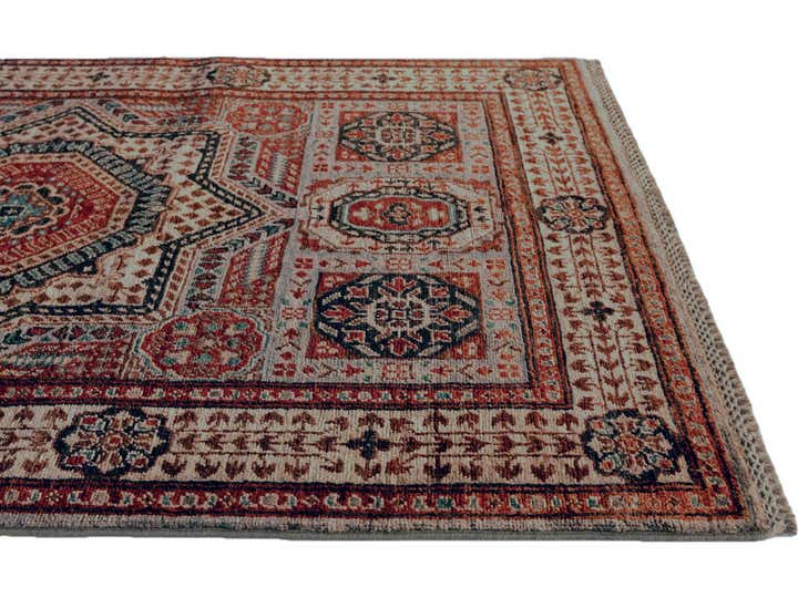 3' 4 x 4' 10 Hand Knotted Mamluk Ziegler Rug