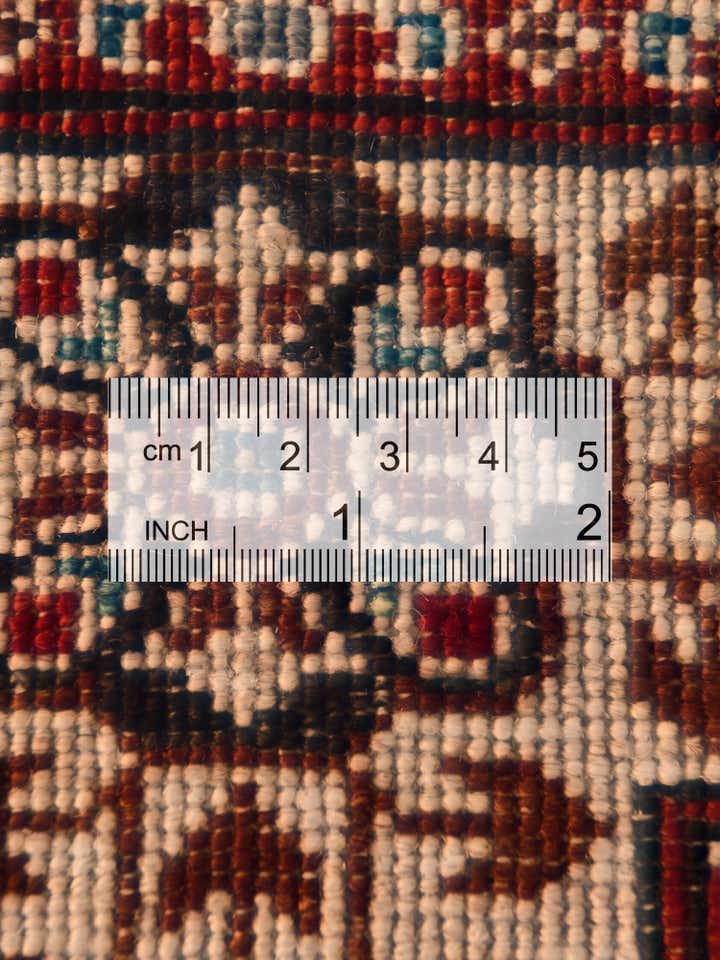 3' 4 x 4' 10 Hand Knotted Mamluk Ziegler Rug
