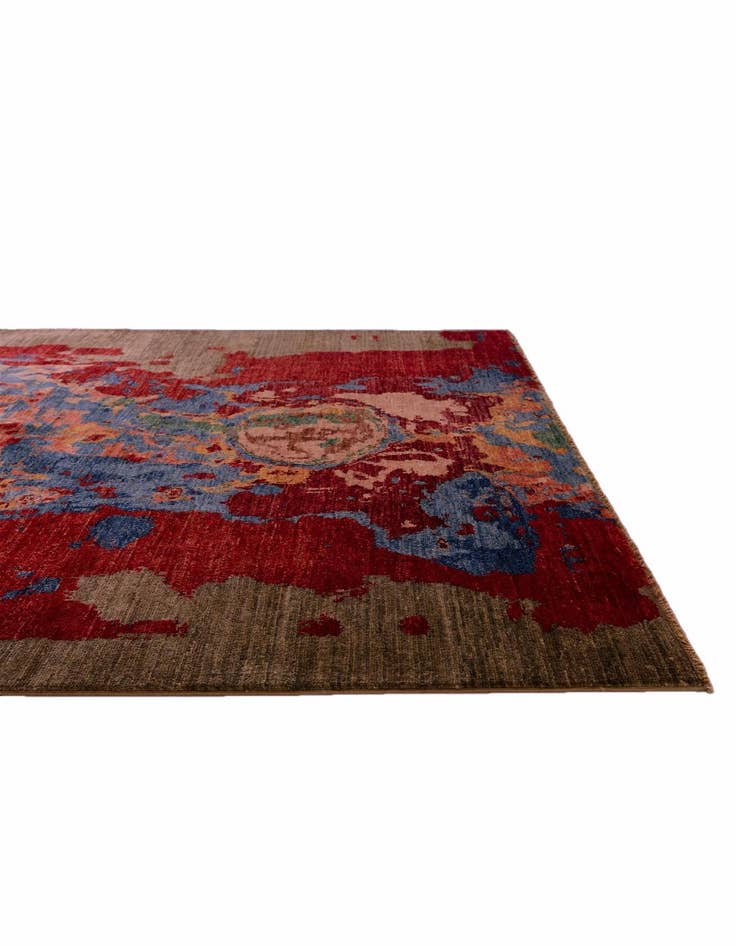 Detail image of 5' 1 x 6' 5 Hand Knotted Mamluk Ziegler Rug