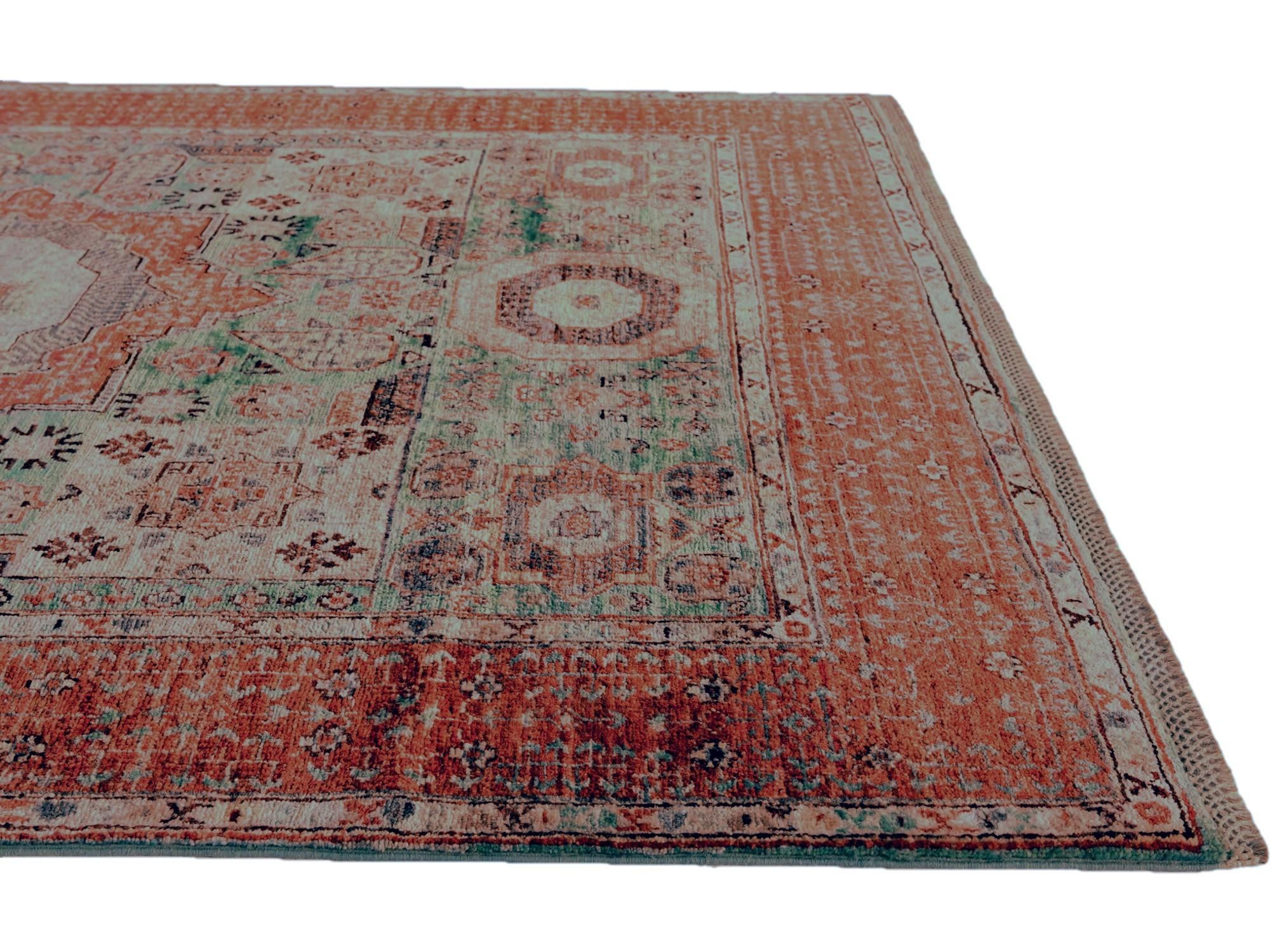 5' 1 x 6' 6 Hand Knotted Mamluk Ziegler Rug