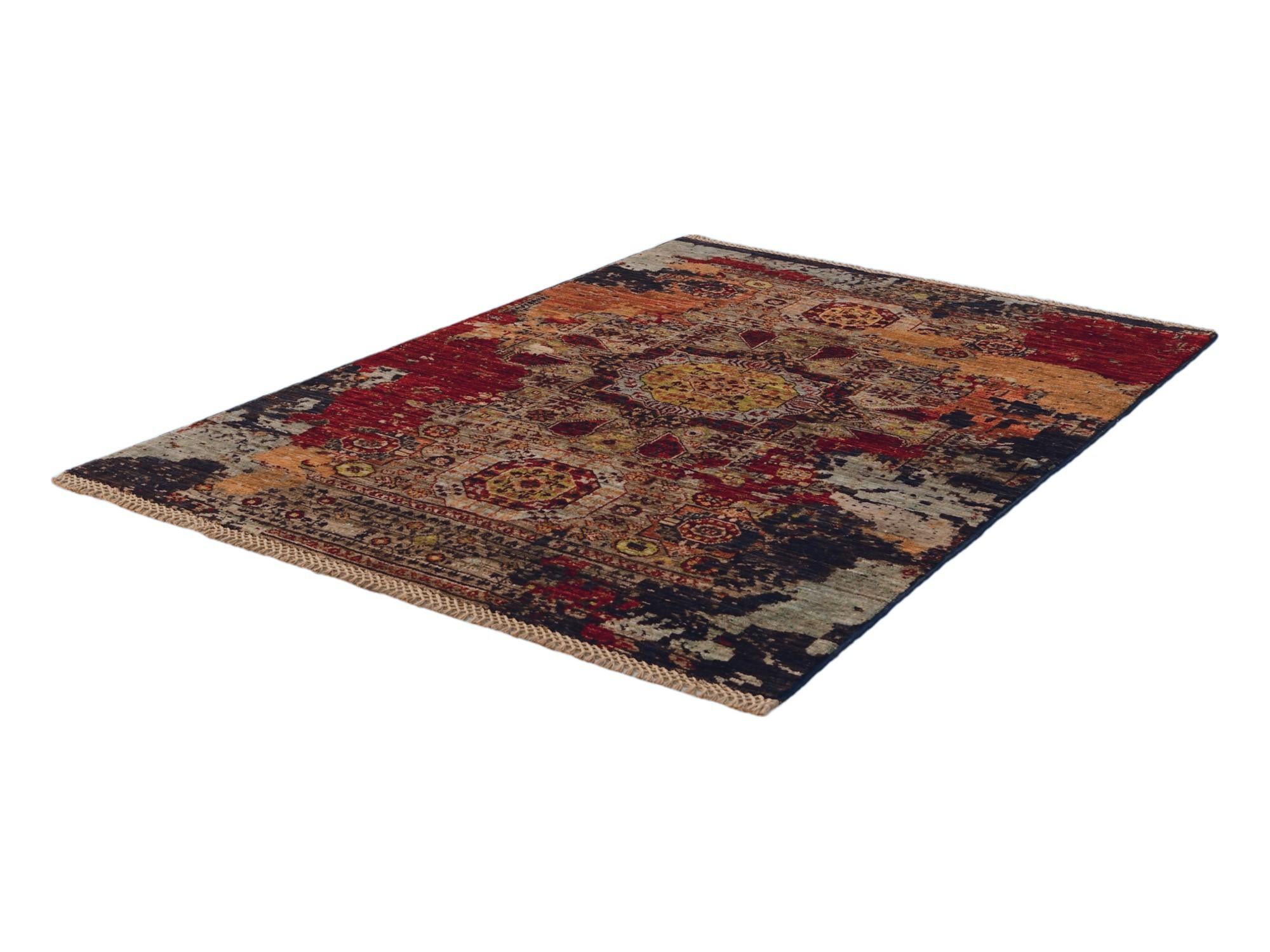 3' 5 x 4' 10 Hand Knotted Mamluk Ziegler Rug