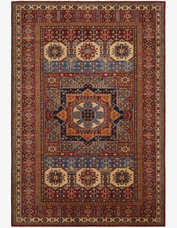 6' 2 x 8' 11 Hand Knotted Mamluk Ziegler Rug