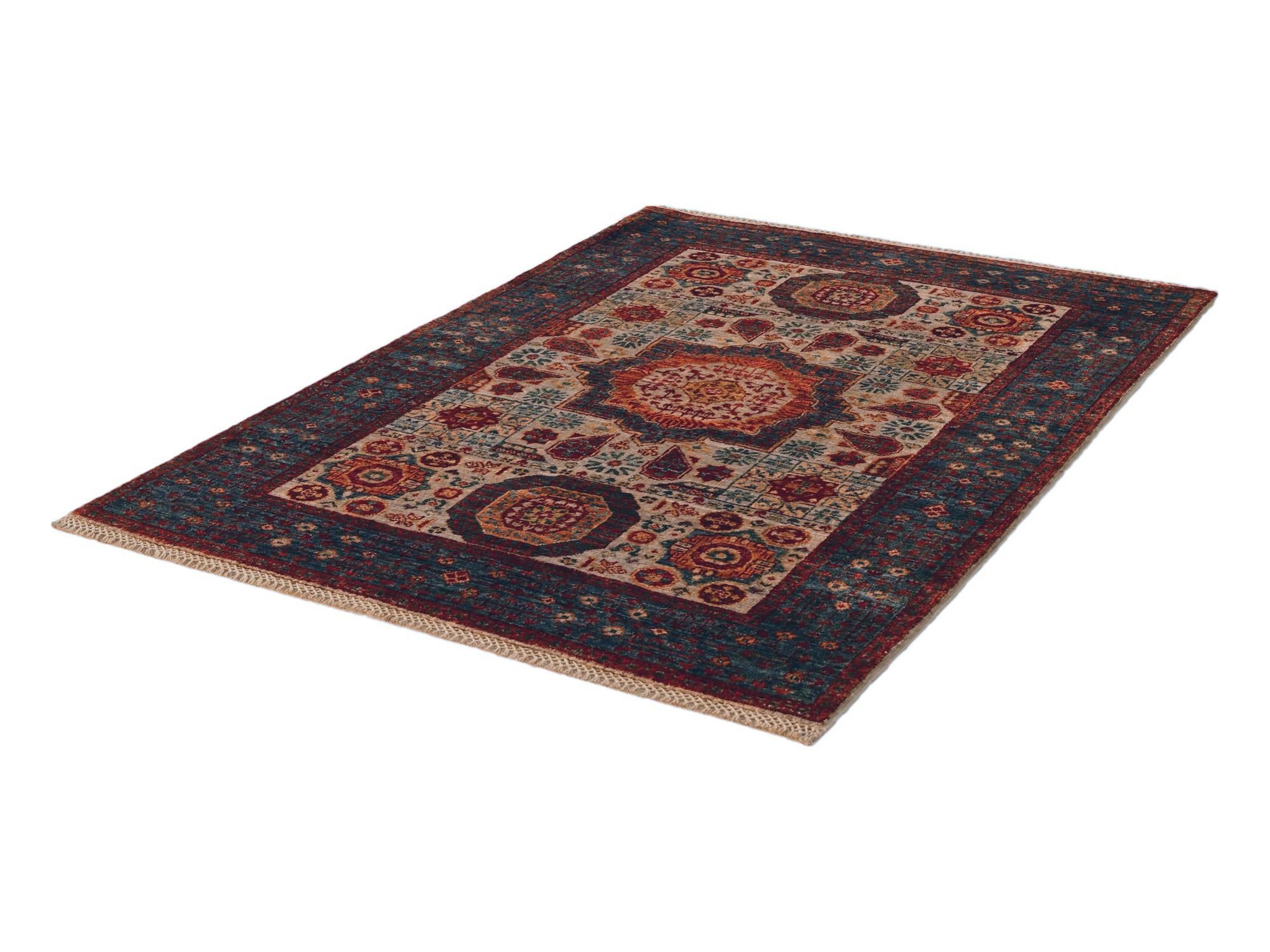 3' 7 x 4' 11 Hand Knotted Mamluk Ziegler Rug