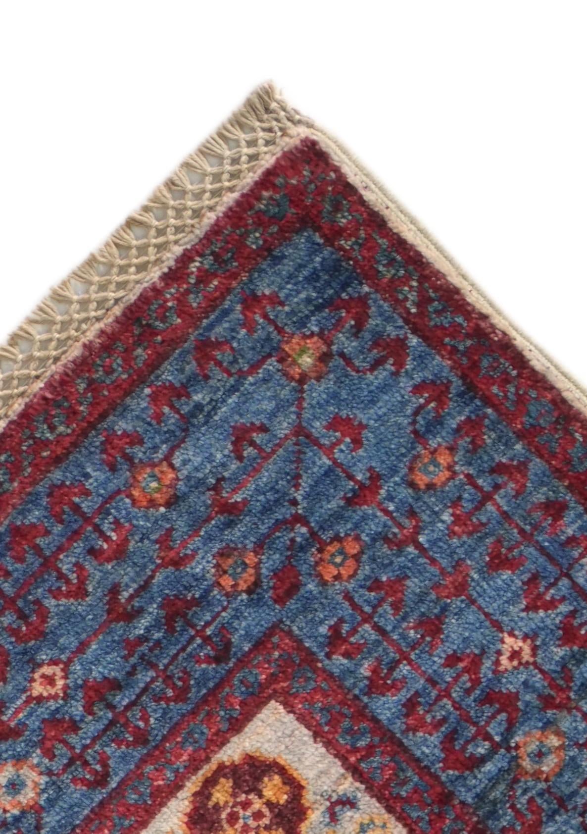 3' 7 x 4' 11 Hand Knotted Mamluk Ziegler Rug